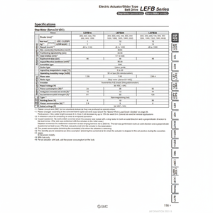 Produit Actionneur électrique pneumatique SMC LEFB25T-500-S31N3 vérins - Product Image 1