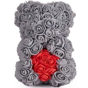 Ours en peluche romantique et élégant en forme de rose, emballage haut de gamme, idée cadeau pour la Saint-Valentin - Product Image 2