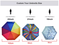 Parapluie miniature personnalisé en gros, manuel, capsule, protection UV, petit parapluie pliable pour femme, soleil et pluie
