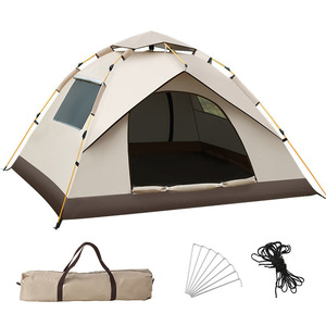 Carpa Familiar Impermeable Automática para 2/3/4 Personas, Fácil de Instalar, Portátil, Resistente al Viento, Tipo Domo, para Senderismo y Viajes al Aire Libre - Product Image 5
