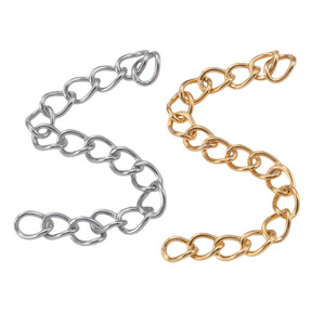 Metal Chain Extension <b>Small</b> Size Plated Jewelry Findings For DIY Bracelets <b>Necklaces</b> AliExpress - Product Image 4