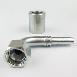 Accesorios de manguera hidráulica de acero al carbono 20791 90 codo métrico hembra asiento de cono de 74 grados todas las dimensiones - Product Image 4