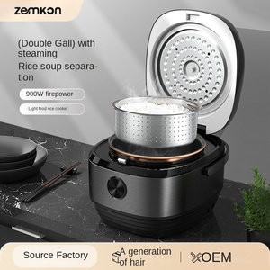 Olla Arrocera Eléctrica Zemkon de 3-5L, Multifuncional Inteligente para el Hogar con Taza Medidora y Separación de Sopa de Arroz - Product Image 5
