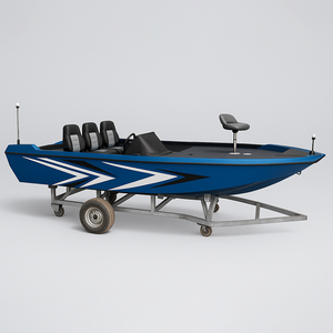 Bateau de Pêche Neuf en Aluminium Kinocean de 16 Pieds, Bateau Basse Rapide avec <span class=keywords><strong>Console</strong></span> Latérale, pour Loisirs, Type de Carburant : Essence - Product Image 1