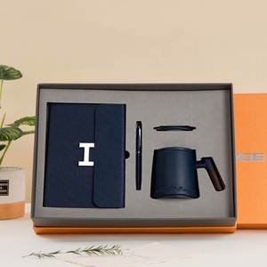 IStapromo <b>Gifts</b> Wholesale Corporate Leather A5 Diary Notebook with Pen and <b>Bottle</b> Graduate <b>Gift</b> <b>Box</b> Luxury Promotional <b>Gift</b> Set - Product Image 2
