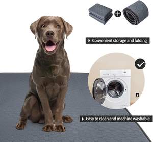 Yıkanabilir köpek çiş pedleri su geçirmez kaymaz köpek kase paspaslar büyük idrar emilimi ile kullanımlık yavru çiş pedleri 2packs - Product Image 4