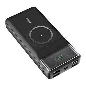 Nuevo Modelo 2026, Banco de Energía Magnético Inalámbrico de 20W con Pantalla LED, Batería de Litio-Polímero de 20000mAh, Cable Integrado para Uso en Emergencias al Aire Libre - Product Image 1