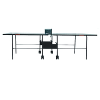 Best-seller Usage Domestique Tables de Ping-Pong 12MM Avec 4 Grandes Roues Pliable Personnalisé en Gros Table de Ping-Pong