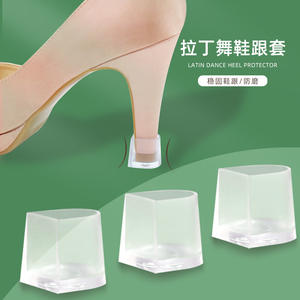 D0695 Protège-talons transparents antidérapants de remplacement pour chaussures à talons hauts et talons aiguilles & sur herbe - Product Image 6