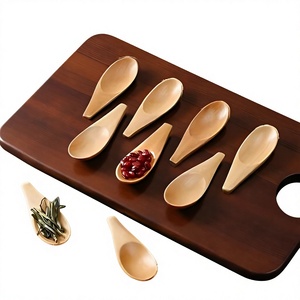 Juego de Cucharas de Café de Madera, Diseño Clásico, Mango Largo, Ecológico, Duradero, Acabado Espejo, para Granos de Café y Almacenamiento de Sal - Product Image 5