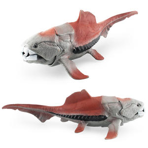 Estatuilla de animales del océano <span class=keywords><strong>Moray</strong></span> <span class=keywords><strong>Eel</strong></span> Dunkleosteus Pez espada criatura marina sólida juguete educativo para niños - Product Image 5