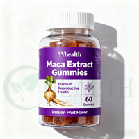 Capsules de Maca Péruvienne OEM d'Usine 1500mg Triple Noir Rouge Jaune Racine de Maca Végétaliennes Complément Alimentaire Marque Privée