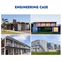 Casa Contenedor Plegable VITA de 20 pies/40 pies, Diseño Moderno, Casa Modular Prefabricada, Transpirable, para Oficina, Centro Comercial, Escuela, Taller