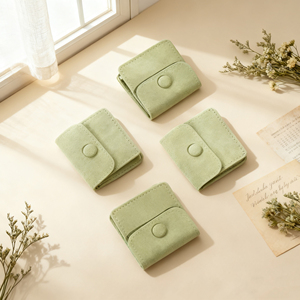 Luxury Customized Size Microfiber <b>Envelope</b> Jewelry Container Durable Pouch Packaging - Product Image 2