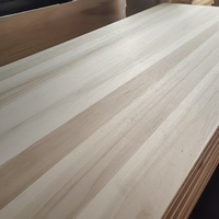 Venta de fábrica Precio de madera de álamo M3 Panel de madera de sauna Tableros de madera maciza de Álamo