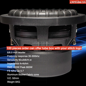 Car Audio <strong>Subwoofer</strong> Speaker 6 Inch Competition Sub RMS 400W Strong Punch Bass Speaker 6.5 Inch 800W Peak <strong>SPL</strong> Car <strong>Subwoofer</strong>