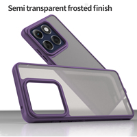 Coque de téléphone translucide mate, résistante aux chutes, antichoc et durable, compatible avec Motorola Edge 2026/70 Ultra Carcasa