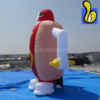 Ballon géant gonflable en forme de hot-dog de 10 pieds pour la publicité