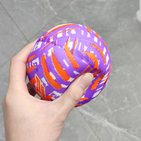 Balles de sport gonflables lumineuses à LED pour enfants, jouet promotionnel en caoutchouc clignotant