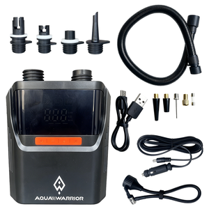 Pompe électrique haute pression 20 PSI pour SUP, <span class=keywords><strong>gonfleur</strong></span> d'air <span class=keywords><strong>rechargeable</strong></span> pour planche à pagaie gonflable, kayak, tente, avec affichage numérique - Product Image 2