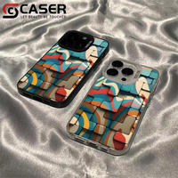 Coque de téléphone portable antichoc rigide au design créatif et coloré, inspirée des blocs de construction, pour iPhone 17 16 15 14 13 Pro Max