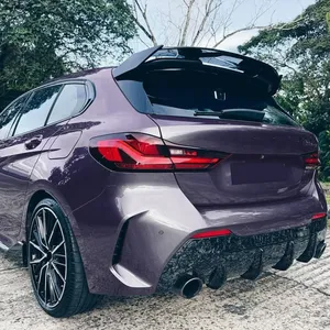 สปอยเลอร์หลังคาท้ายรถ สำหรับรถยนต์ BMW ซีรีส์ 1 F40 118i 120i 128ti ปี 2019+ รุ่น M Sport Performance Hatchback พร้อมครีบหลังคา ฝาครอบด้านหน้า และฝาครอบด้านข้าง - Product Image 4