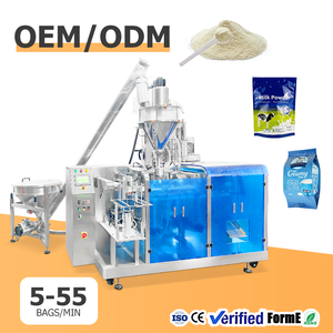 High-Speed Automatic Doypack Packer, Powder Filling & Sealing Machine for Protein/Milk Premade Pouches CE ISO Dual Certification - Product Image 1