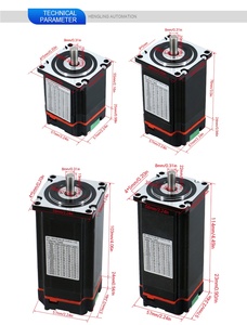 Hltnc เครื่อง2เฟส NEMA 23 23 57มม. 24โวลต์3A 3N M ไฟฟ้าไฮบริดแบบรวม All-in-One สำหรับหุ่นยนต์ CNC แบบปิดห่วง1.8องศา - Product Image 5