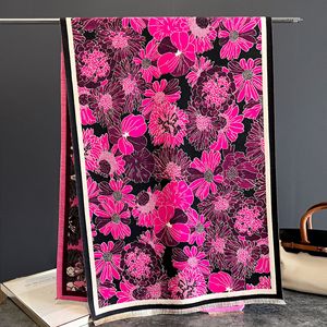 Chal de Cachemira Floral para Mujer, Bufanda Larga de Invierno, Elegante Envoltura Étnica para Uso Casual y Formal - Product Image 4