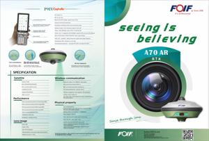 FOIF A70AR GPS RTK de 1408 Canales con Topografía AR de Alta Precisión y Mejor Precio GNSS - Product Image 5