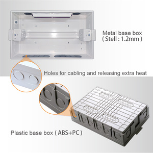 Caja de distribución eléctrica de metal plástico azul equipos de distribución eléctrica de fábrica OEM ODM personalizados - Product Image 6