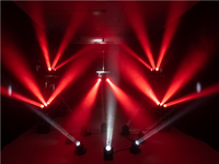 Luz Móvil LED RGBW STSLITE M BEAM 60 con Control DMX512/Activación por Sonido, Clasificación IP33, para Bodas, Conciertos y Eventos en Vivo