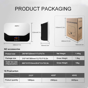 Calentador de agua instantáneo LED eléctrico compacto 2025 para apartamentos pequeños fabricado en China protección contra sobrecalentamiento para Hotel al aire libre - Product Image 5