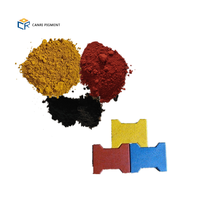 Poudre de pigment de couleur rouge oxyde de fer en poudre pour carreaux en caoutchouc