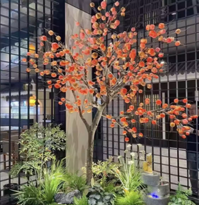 Albero di Ciliegio Artificiale, Albero dei Desideri, Decorazione per Matrimoni, Interni ed Esterni, Capodanno, Creazione di Paesaggi su Larga Scala - Product Image 1