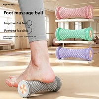 Rodillo de Masaje para Fascia Plantar, Rueda para Estiramiento Muscular, Equipo Auxiliar de Fitness, Rodillo de Yoga, Envío Directo de Fábrica