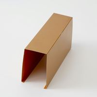 Plafond en aluminium durable en forme de U, profilé en U recouvert de film pour la décoration des murs et plafonds intérieurs