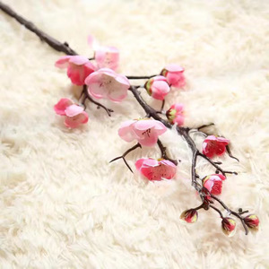 Longue tige pêche fleur de prunier Faux abricot japonais fausse fleur de prunier chinois - Product Image 5