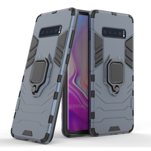Cover Aromr per <span class=keywords><strong>Samsung</strong></span> Galaxy <span class=keywords><strong>S10</strong></span> 5G S10e <span class=keywords><strong>S10</strong></span> <span class=keywords><strong>Lite</strong></span> custodie iron Man con custodia per telefono con anello magnetico per auto - Product Image 1