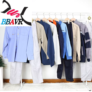 Wholesale Second-Hand Labour Suit Clean Polyester <b>Clothing</b> Bales Low Price for <b>UK</b> Autumn and Spring Season MOQ 45kg - Product Image 4