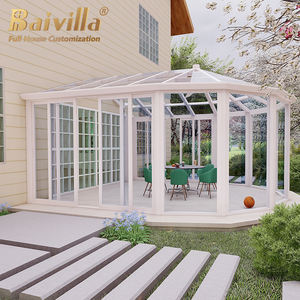 Baivilla conception structurelle de petites serres de jardin véranda verre maison aluminium <span class=keywords><strong>solarium</strong></span> véranda - Product Image 5