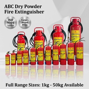 Extincteur à poudre sèche ABC DCP sur chariot avec roues, 25 kg et 45 kg, en promotion directe usine - Product Image 1