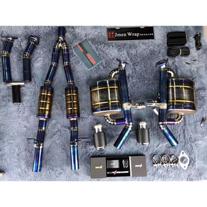 인피니티 Q50 3.0t 레드스포츠 AWD/RWD Q60 2.0T/2.5L/3.7L 티타늄 합금 다운파이프 레조네이티드 스트레이트 파이프 캣백 배기 - Product Image 6