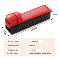 Machine à rouler manuelle en plastique simple pour cigarettes, faible MOQ, colorée, portable, personnalisée Aoxin AX-R0024