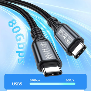 Câble USB 5 Câble <span class=keywords><strong>USB5</strong></span> Compatible avec USB4 USB 3 USB-C 240W 16K/60Hz, Adaptateur <span class=keywords><strong>USB5</strong></span> 80Gbps-Support d'alimentation 8K/60Hz & 240W - Product Image 2
