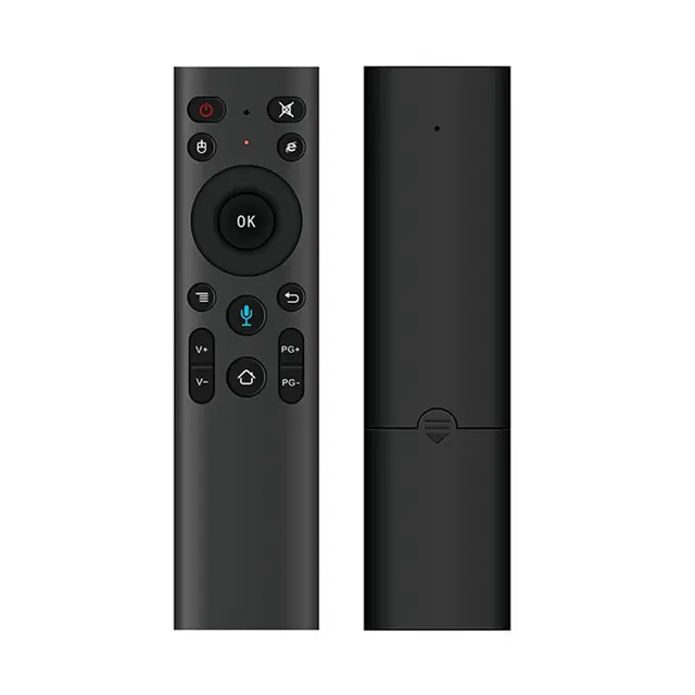 OTT Tv Box Universal Remote air Keyboard Q5+ Plus Wireless air Mouse 2.4G+ Voice +Gyro Full-key Infrared Learning Function