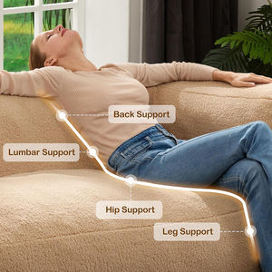 Sillón Puff de Espuma Viscoelástica, Sofá Extra Grande para Sala de Estar y Dormitorio, Sillón Suave - Product Image 6