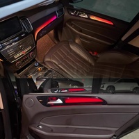 Éclairage intérieur automobile SJC pour Mercedes-Benz X166 ML/GL/GLE/GLS, éclairage d'ambiance dynamique à LED 64 couleurs, symphonie arc-en-ciel, accessoires