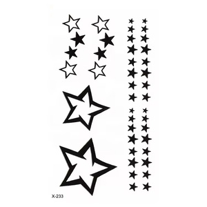 <span class=keywords><strong>Tatuaggio</strong></span> temporaneo della <span class=keywords><strong>stella</strong></span> dei bambini di prezzo di fabbrica - Product Image 4