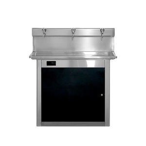 <b>Drinking</b> <b>Fountain</b> Hot Cold Floor Mounted Stainless Steel Electric School Use - Product Image 4
